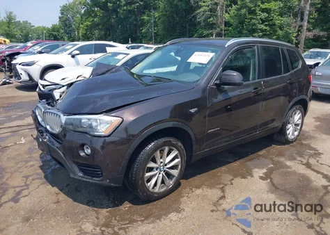 2016 BMW X3 xDrive28D из США, поврежденный, VIN 5UXWY3C54G0N87873